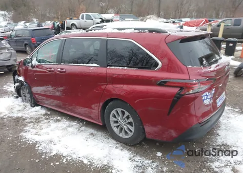 2022 Toyota Sienna Le from USA, damaged, VIN 5TDBRKEC7NS086151